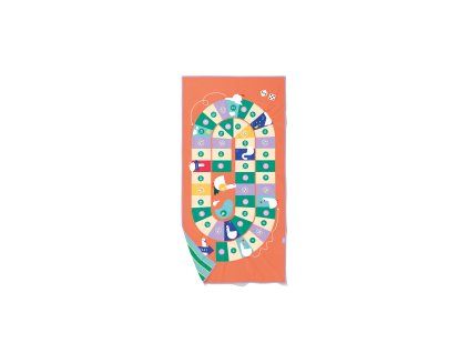 175476 PlayTowel M (140 x 70cm) Game of the goose BACK